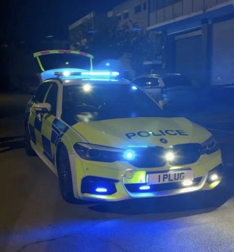 Police-livery BMWs
