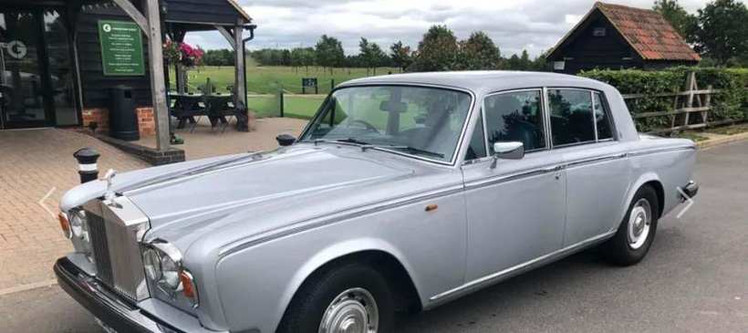 Classic Rolls-Royce saloon