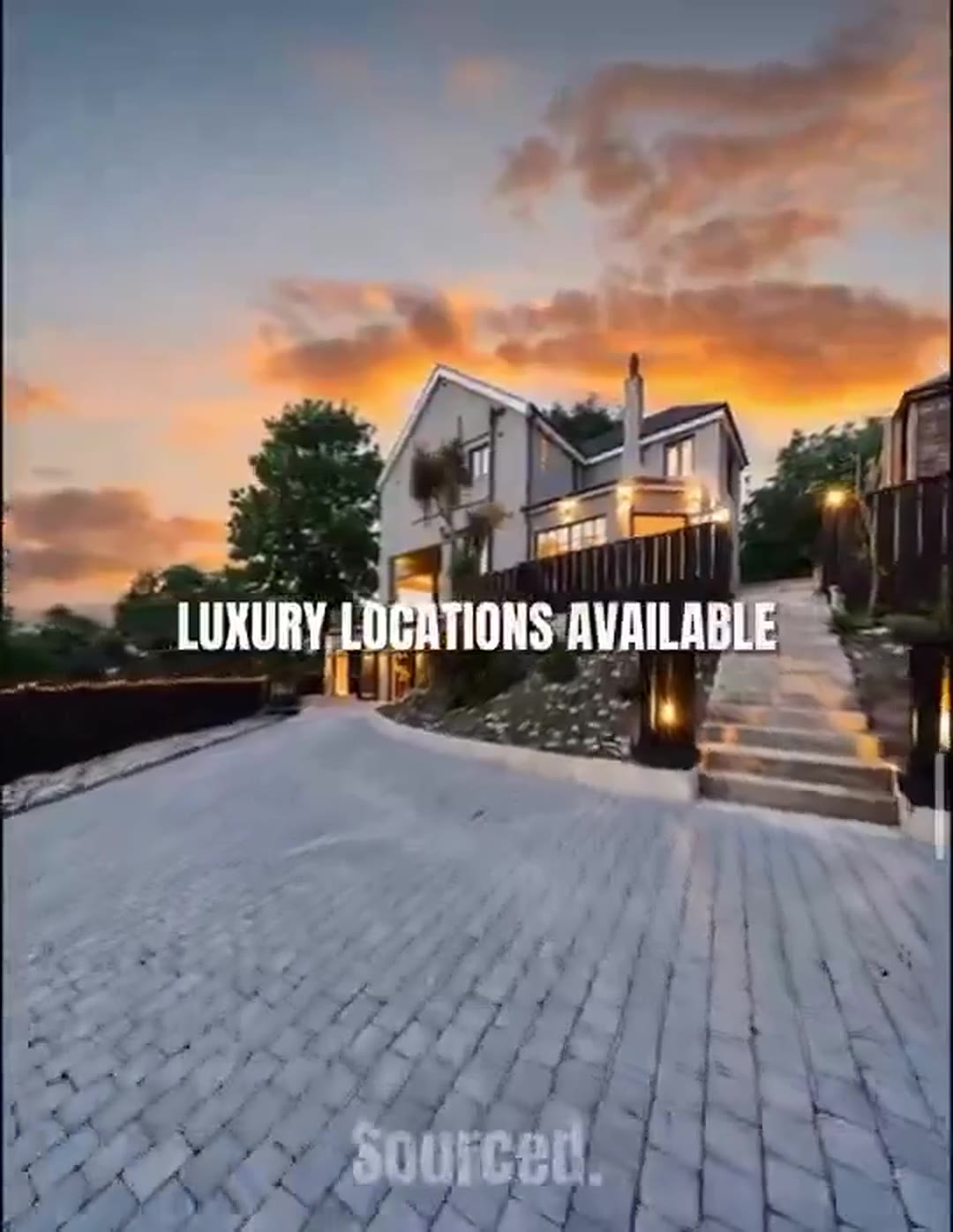 Open-plan luxury home interior
